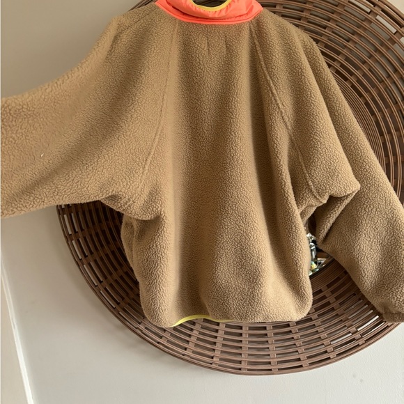 Free People FP Movement Hit The Slopes Fleece Jacket Womens Size XL NWOT Clay - Picture 3 of 3